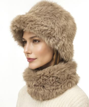 ست كلاه و خز گردني زنانه نارين مد كد 871