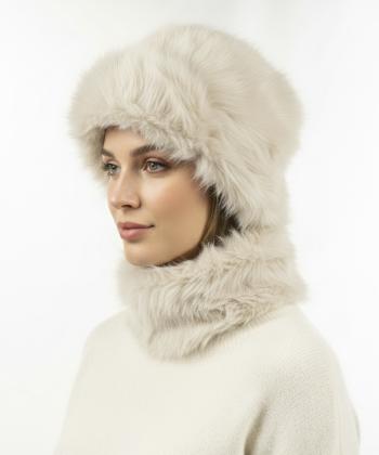 ست كلاه و خز گردني زنانه نارين مد كد 871