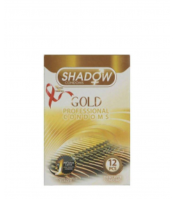 کاندوم خاردار تاخیری شدو Shadow مدل Gold بسته 12 عددی
