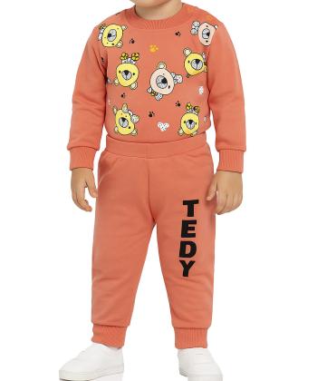 ست تیشرت و شلوار دخترانه مندوست كد 15102