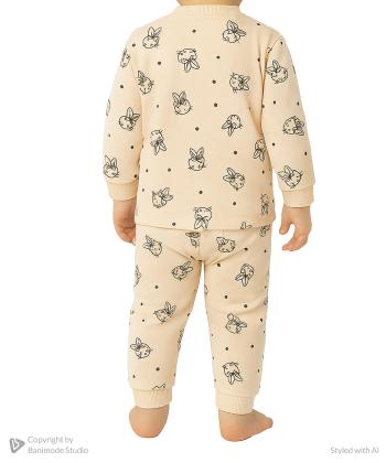 ست تیشرت و شلوار دخترانه مندوست كد 15103