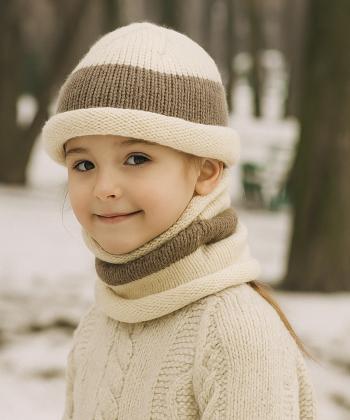 كلاه و دستكش بچگانه ملورينا كد 9310