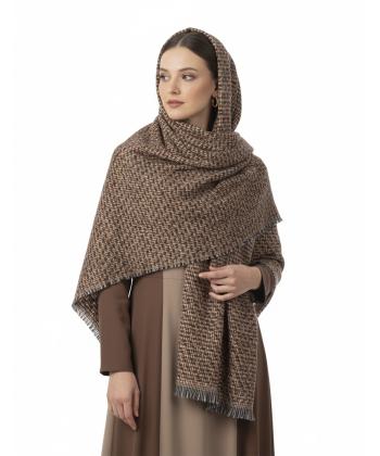 شال بافت زنانه نوولاشال كد 55287