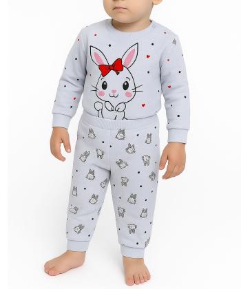 ست تیشرت و شلوار دخترانه مندوست كد 15103