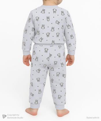 ست تیشرت و شلوار دخترانه مندوست كد 15103