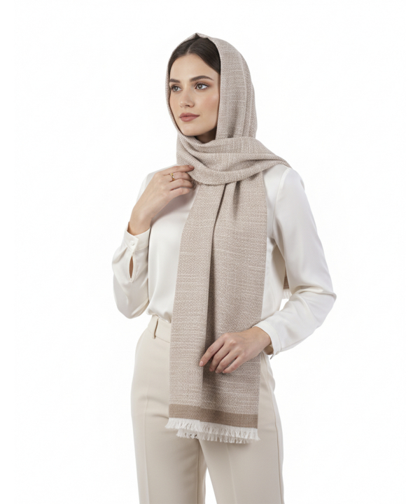 شال نخي پاييزه زنانه نوولاشال كد 55299