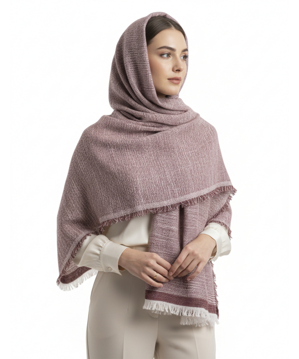شال نخي پاييزه زنانه نوولاشال كد 55299
