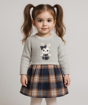 پیراهن دخترانه مندوست كد 13445