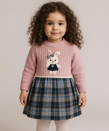 پیراهن دخترانه مندوست كد 13446