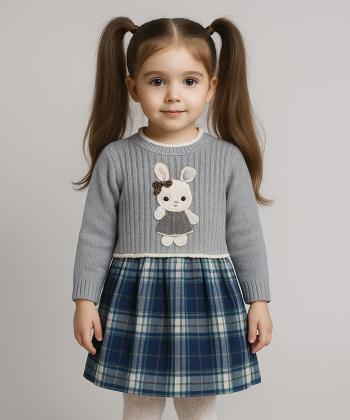 پیراهن دخترانه مندوست كد 13446