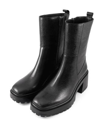 نيم بوت زنانه چرم طبيعي منط مدل z304