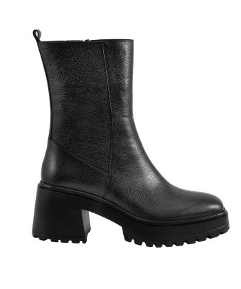 نيم بوت زنانه چرم طبيعي منط مدل z304