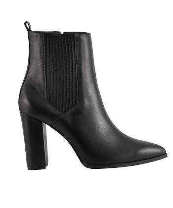 نيم بوت زنانه چرم طبيعي منط مدل z310