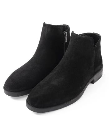 نیم بوت زنانه چرم طبیعی منط مدل z337