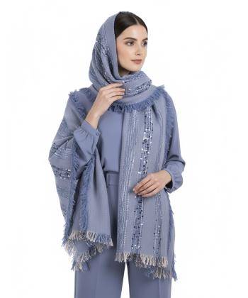 شال نخي پاييزه زنانه نوولاشال كد 55295