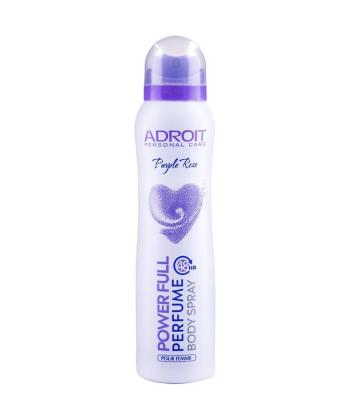 اسپری دئودورانت بدن زنانه ادرویت مدل Purple Rose حجم 200 میلی لیتر