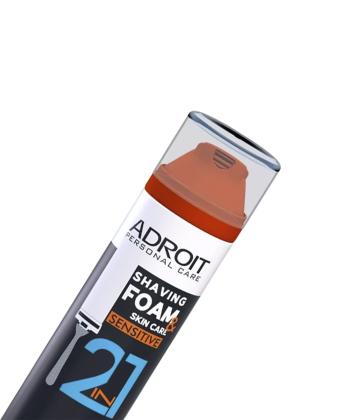 فوم اصلاح صورت ادرویت مناسب پوست حساس حجم 250 میلی لیتر