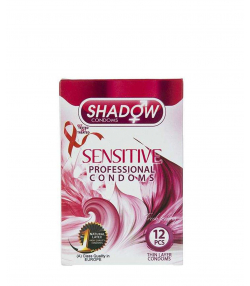 کاندوم بسیار نازک شدو Shadow مدل Sensitive بسته 12 عددی