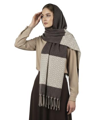 شال موهر زنانه نوولاشال كد 55296