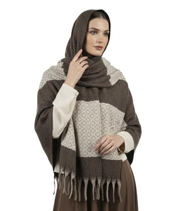 شال موهر زنانه نوولاشال كد 55296