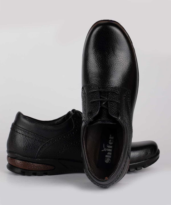 کفش راحتی مردانه چرم شیفر Shifer مدل 7291a
