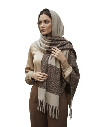شال موهر زنانه نوولاشال كد 55296