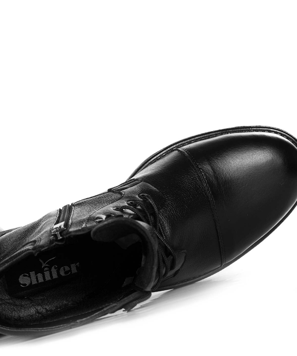 نیم بوت مردانه چرم شیفر Shifer مدل 7512a