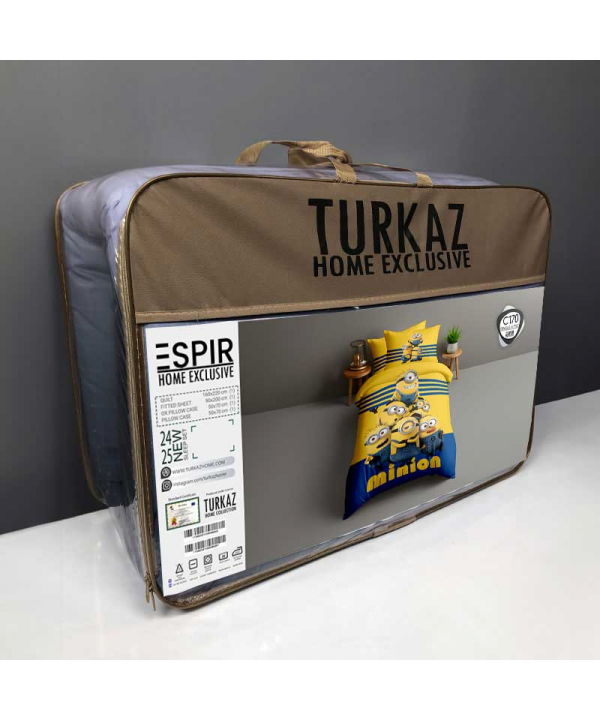 ست روتختي يك نفره 4 تكه توركاز Turkaz طرح c170