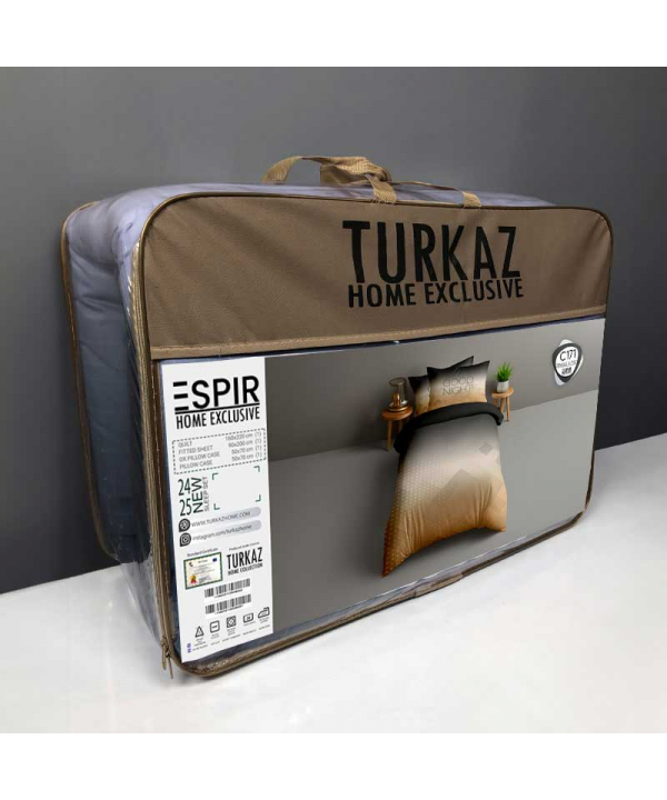 ست روتختي يك نفره 4 تكه توركاز Turkaz طرح c171