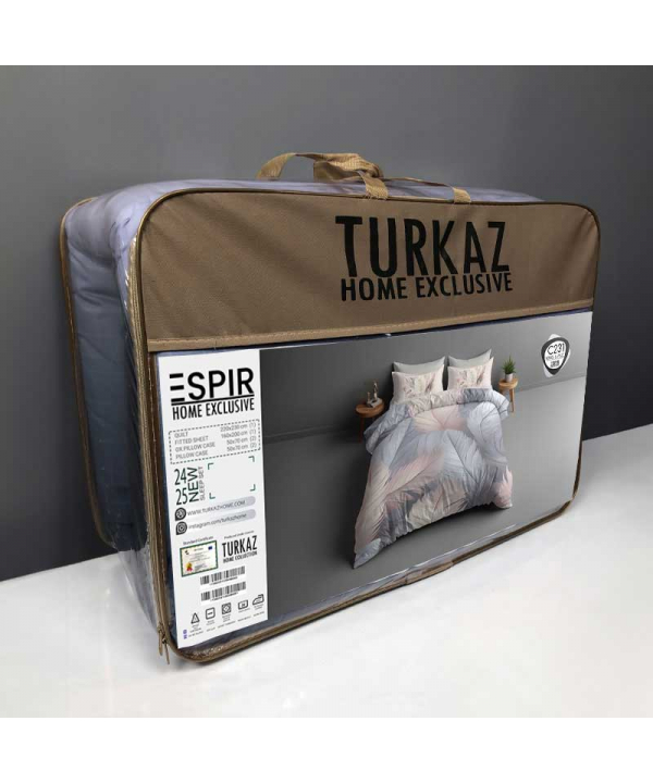 ست روتختي دو نفره 6 تكه توركاز Turkaz طرح c231