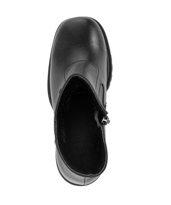 نيم بوت زنانه چرم طبيعي ژاوا مدل باوان