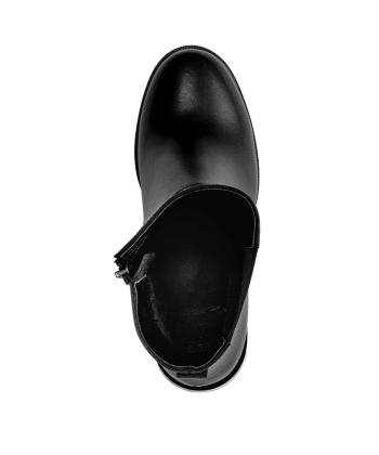 نيم بوت زنانه چرم طبيعي ژاوا مدل بژنا