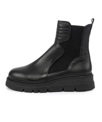 نيم بوت زنانه چرم طبيعي ژاوا مدل سايدا