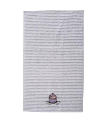 حوله آشپزخانه لوما مدل وافل با گلدوزی کاپ کیک