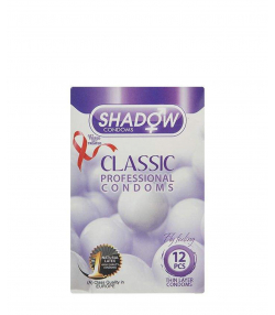 کاندوم ساده شدو Shadow مدل Classic بسته 12 عددی