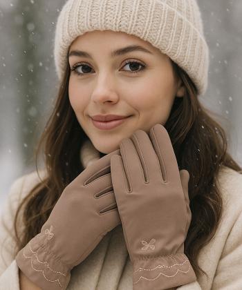 دستكش برف دخترانه بالون كد GL29