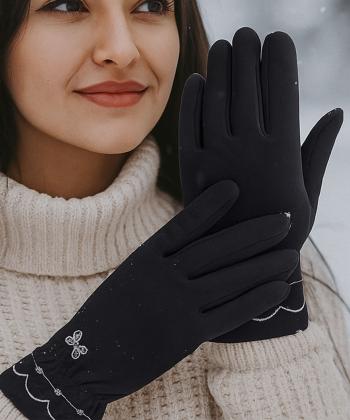 دستكش برف دخترانه بالون كد GL29