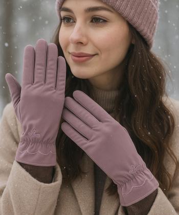 دستكش برف دخترانه بالون كد GL29