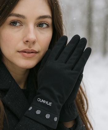 دستكش برف دخترانه بالون كد GL26