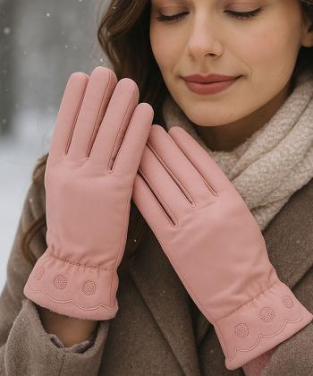 دستكش برف دخترانه بالون كد GL26