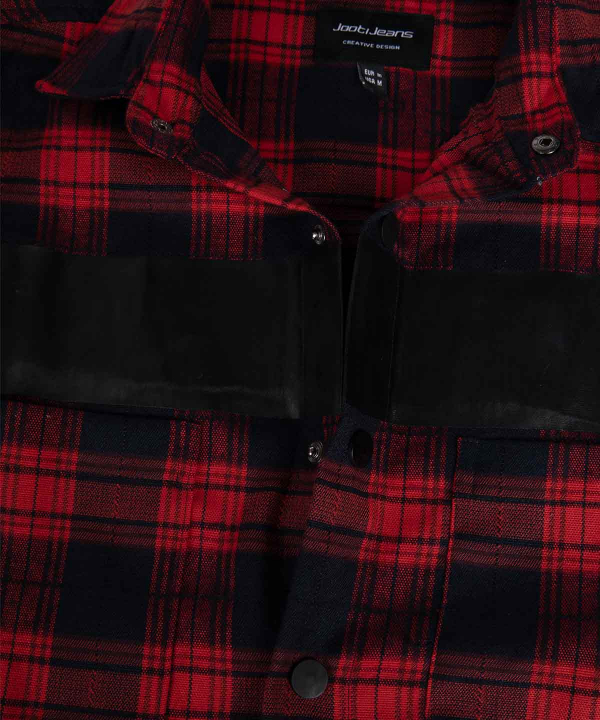 پیراهن چهارخانه مردانه جوتی جینز JootiJeans کد 92531030