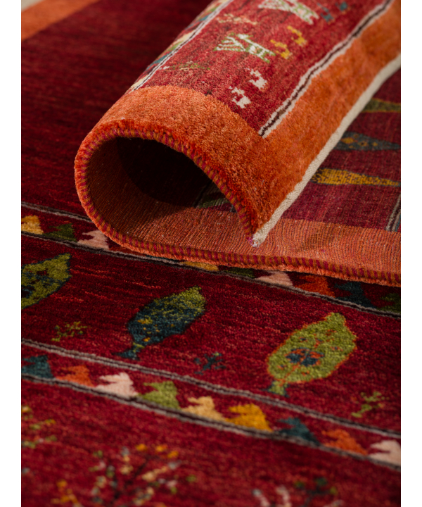 فرش دستباف کشکولی بافت ذوالانواریقرمز3KASHKULI (KASHKULI BAFT)Zollanvari2890