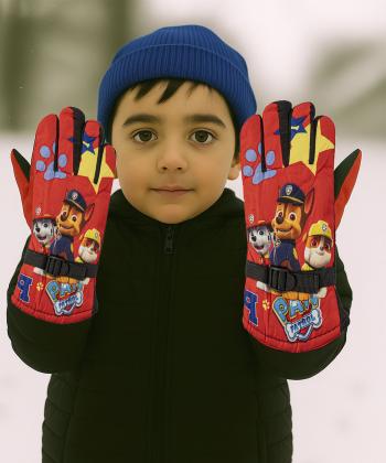 دستكش پسرانه برف بالون كد GL21