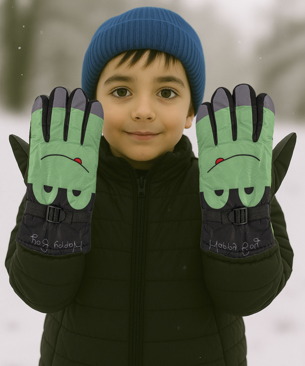دستكش برف بچگانه بالون كد GL20