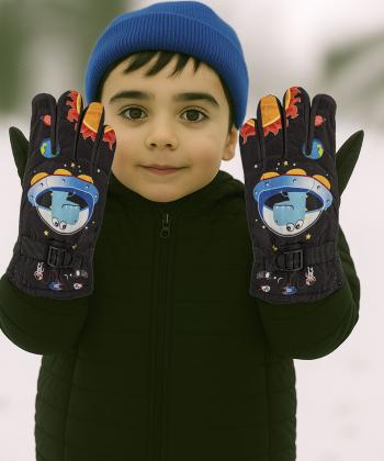 دستكش برف پسرانه بالون كد GL22