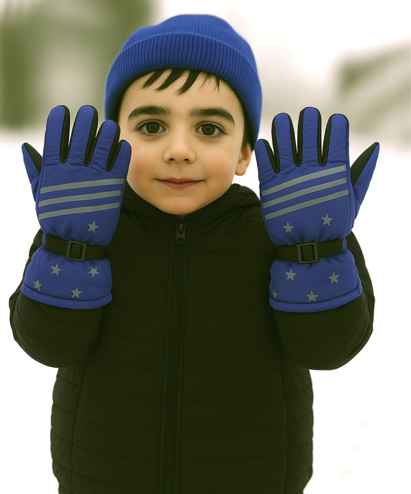 دستكش برف بچگانه بالون كد GL23