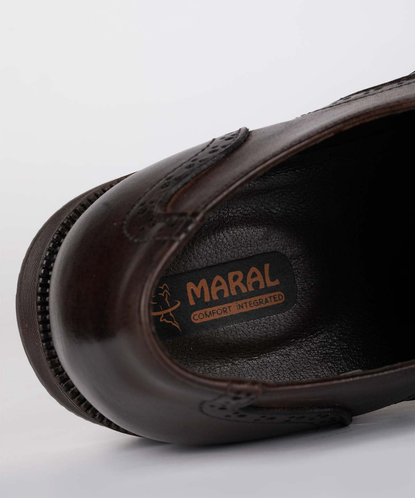 کفش مجلسی مردانه مارال چرم Maral Leather مدل هشترک ویستا
