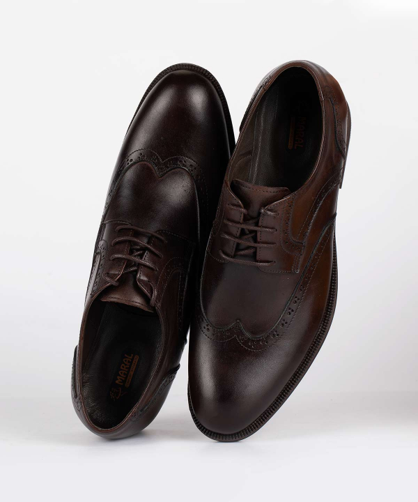 کفش مجلسی مردانه مارال چرم Maral Leather مدل هشترک ویستا