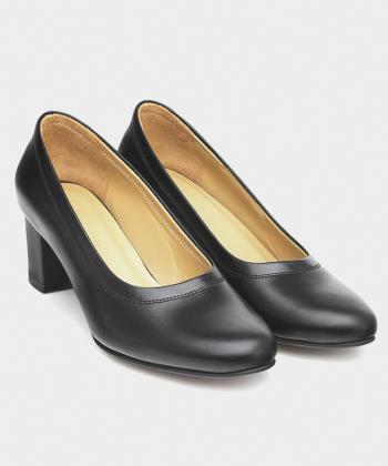 كفش مجلسي زنانه چرم طبيعي نوين چرم مدل 1233