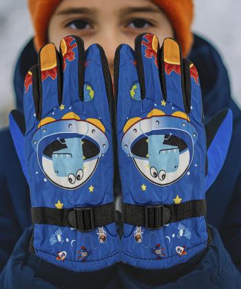 دستكش برف پسرانه بالون كد GL22